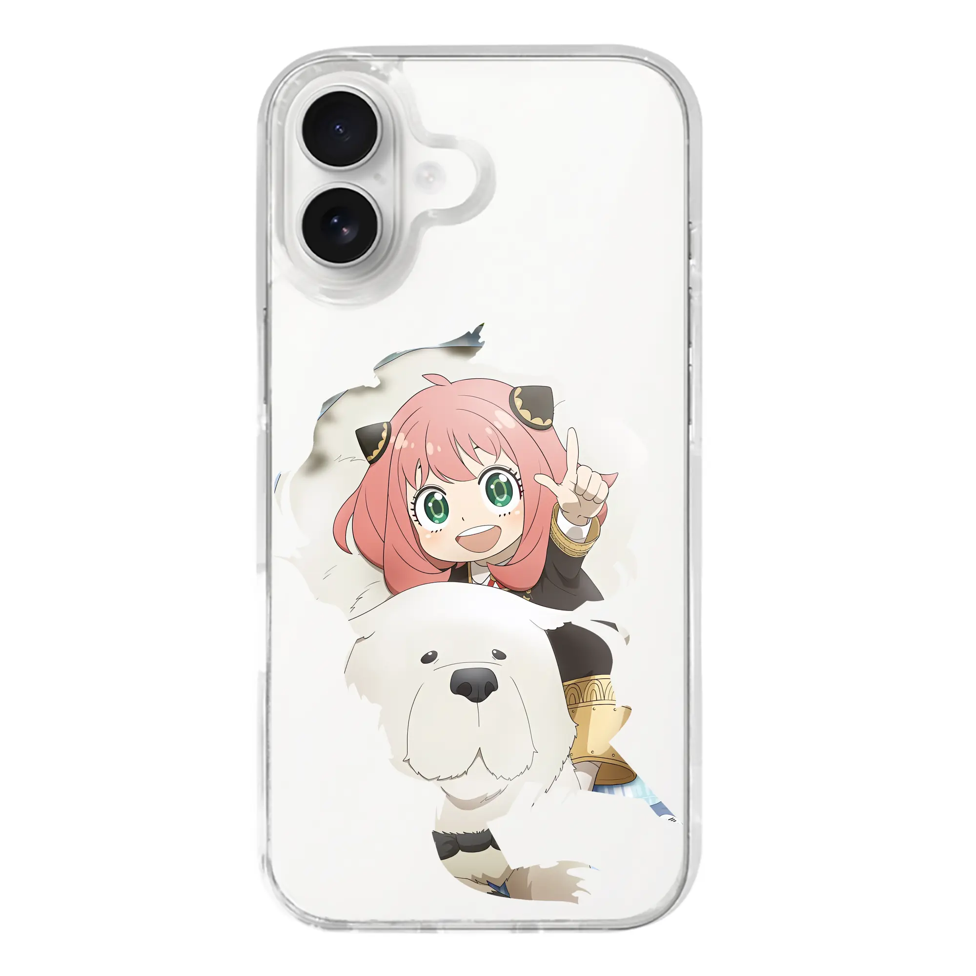 スパイファミリー グッズ,ボンド・フォージャー（Bond Forger） - iPhone 17シリーズ 透明スマホケース – 薄型・耐衝撃・精密フィット保護カバー